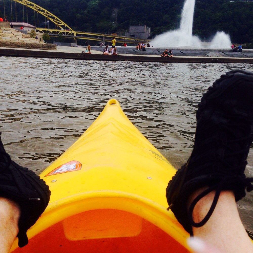 Kayak Pittsburgh - Relaxing by the point. - Rafting/Kayaking Near Me - Pittsburgh, Pennsylvania