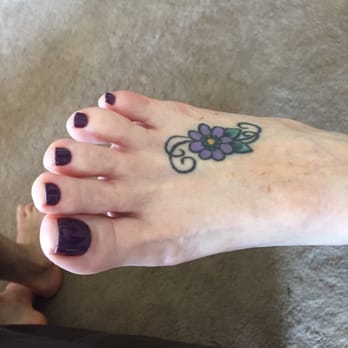 Nail City - Purple polish! - Nail Salons Near Me - N Belle Vernon, Pennsylvania