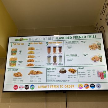 Potato Corner - Menu 10/20/23 - Fast Food Near Me - Waipahu, Hawaii