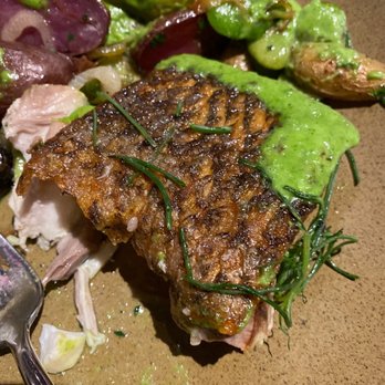 Heirloom Farmhouse Kitchen - Sea bass - New American Near Me - Irvine, California Heirloom Farmhouse Kitchen - Sea bass - New American Near Me - Irvine, California