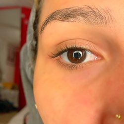 Aries Baby Lashes - Before lash lift