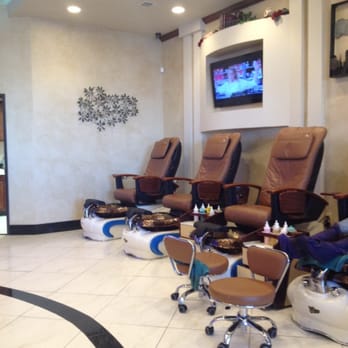 Sapphire Nail & Spa - A few of the pedi chairs. Place is QUITE spacious - 15 pedi chairs total - Nail Salons Near Me - Oklahoma City, Oklahoma Sapphire Nail & Spa - A few of the pedi chairs. Place is QUITE spacious - 15 pedi chairs total - Nail Salons Near Me - Oklahoma City, Oklahoma