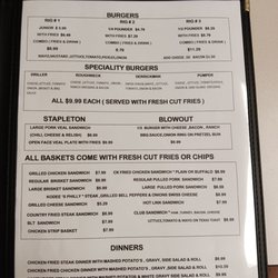 Black Gold Grill - 2nd page of menu