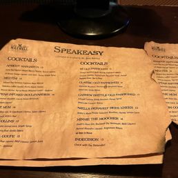 Even the menus were fun to look at!