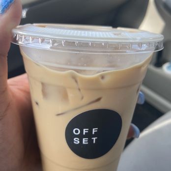 Offset Coffee Roasters - Iced lavender oatmilk latte - Coffee & Tea Near Me - El Segundo, California