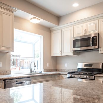Wingard Construction - a clean kitchen with granite countertops - General Contractors Near Me - Concord, California