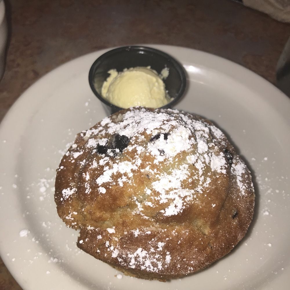 Huckleberry's - Blueberry muffin so moist and delicious - Breakfast & Brunch Near Me - Fairfield, California