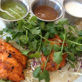 Fish - Fish taco plate $14. Actually goes really well with tartar sauce from fish & chips. - Seafood Near Me - Sausalito, California