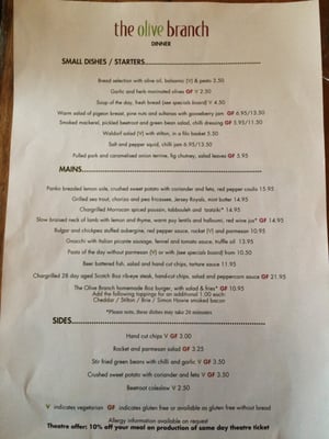 Menu photo 2 Olive Branch Bistro Edinburgh, EDH Menu photo 2 Olive Branch Bistro Edinburgh, EDH