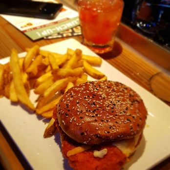 Miller's Ale House - Big Red Chicken Sandwich - Sports Bars Near Me - Mcdonough, Georgia Miller's Ale House - Big Red Chicken Sandwich - Sports Bars Near Me - Mcdonough, Georgia