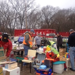 Transfer Station -Town of Hingham - People perusing the Dump's Swap Shop.