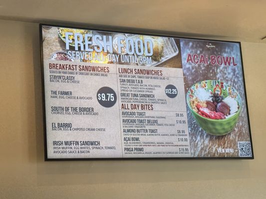 Menu photo 2 Ryan Bros Coffee San Diego, CA Menu photo 2 Ryan Bros Coffee San Diego, CA