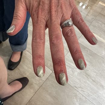 Mon Cheri Nails & Lashes - Step-mom with her cats eye nails. Took 1.5 hours, no tips added. - Nail Salons Near Me - Loveland, Colorado Mon Cheri Nails & Lashes - Step-mom with her cats eye nails. Took 1.5 hours, no tips added. - Nail Salons Near Me - Loveland, Colorado