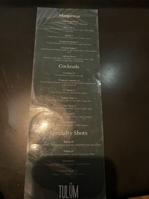 Menu photo 1 Tulum Mexican Restaurant Newburgh, NY