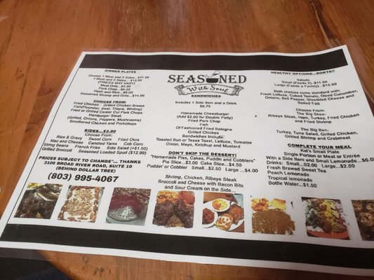 Menu photo 4 Seasoned with Soul Columbia, SC