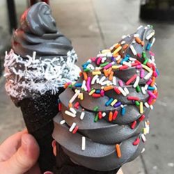 Thriftys Ice Cream - And now we have BLACK ice cream :-)