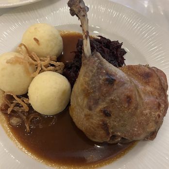 Café Imperial - Roasted crispy skin duck with red cabbage - Czech Near Me - Prague, Puerto Rico Café Imperial - Roasted crispy skin duck with red cabbage - Czech Near Me - Prague, Puerto Rico