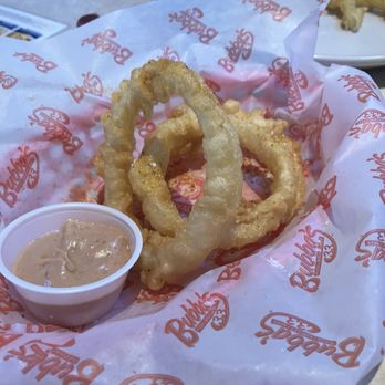 Bubba's 33 - Onion rings.   Yummy - Sports Bars Near Me - Tampa, Florida