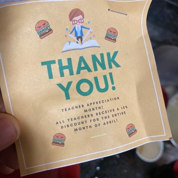 Hangry Burger - Teacher Appreciation Month - Burgers Near Me - Springfield, Virginia Hangry Burger - Teacher Appreciation Month - Burgers Near Me - Springfield, Virginia