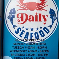 Daily Seafood Market - Daily's Time that it's open