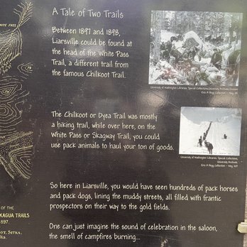Liarsville Salmon Bake - information about the trail - Travel Services Near Me - Skagway, Alaska