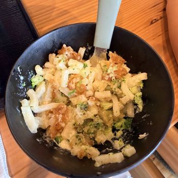 Tsurukawa Udon - Toddler improvised meal. Our 2yo loved the bacon udon carbonara (added the broccoli and shrimp tempura for a more balanced meal ;) - Japanese Near Me - Tustin, California Tsurukawa Udon - Toddler improvised meal. Our 2yo loved the bacon udon carbonara (added the broccoli and shrimp tempura for a more balanced meal ;) - Japanese Near Me - Tustin, California