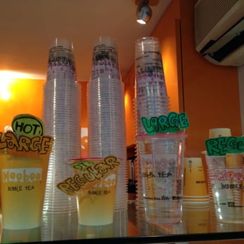 Mooboo - Bubble Tea - Cup sizes - Bubble Tea Near Me - London, XGL