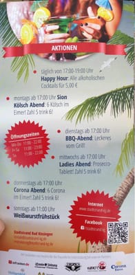 Menu photo 7 Stadtstrand Bad Kissingen, BY Menu photo 7 Stadtstrand Bad Kissingen, BY