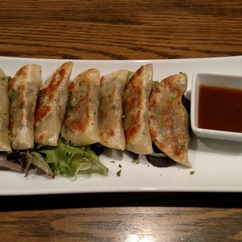 West End Bar & Kitchen - Pan Fried Duck Pot Stickers - American Near Me - Del Mar, California West End Bar & Kitchen - Pan Fried Duck Pot Stickers - American Near Me - Del Mar, California