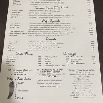 Gulzar's Indian Cuisine - Indian Near Me - Richmond, Indiana Gulzar's Indian Cuisine - Indian Near Me - Richmond, Indiana