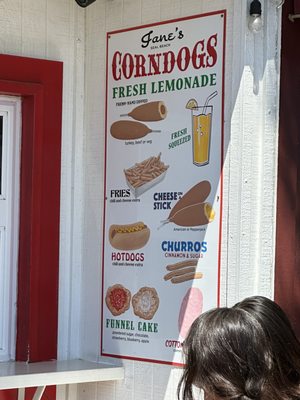 Menu photo 4 Jane's Corndogs Seal Beach, CA