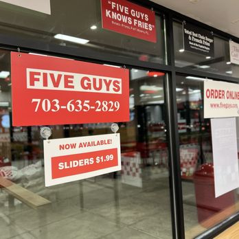 Five Guys - Burgers Near Me - Falls Church, Virginia