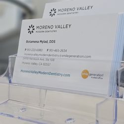 Moreno Valley Modern Dentistry - Dr Mylad's card