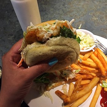 Joey's Seafood Restaurants - Big Fish sandwich with fries. Delicious! - Seafood Near Me - Winnipeg, Manitoba
