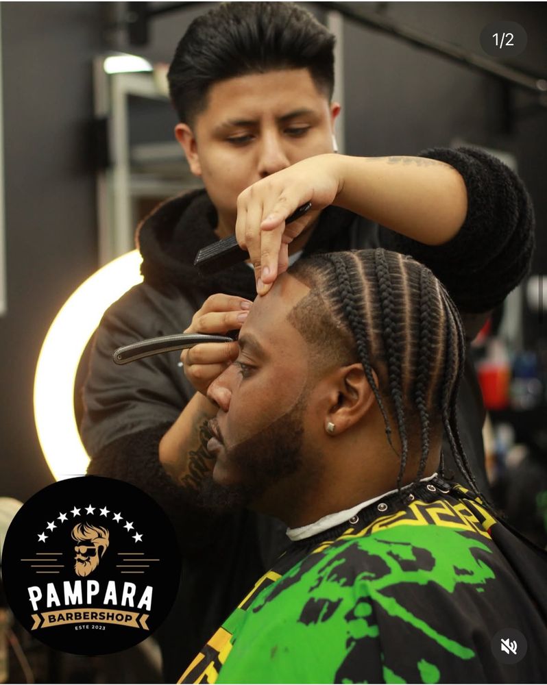 Pampara Barbershop Logo