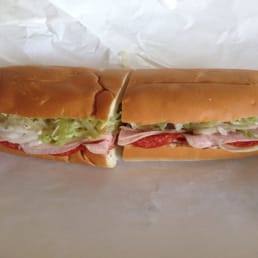 a sub sandwich cut in half