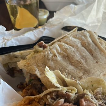 Washoe Camp Saloon - Steak burrito, $11 but feeds a family of 4!  Delicious; fresh meat and ingredients - Bars Near Me - Washoe Valley, Nevada