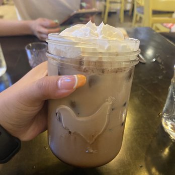 Breakfast Republic - Breakfast Republic Latte with a spike of Bailey's - Breakfast & Brunch Near Me - Costa Mesa, California