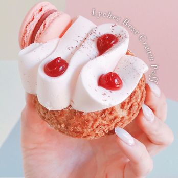 Beta5 Chocolates - Lychee Rose Cream Puff - Chocolatiers & Shops Near Me - Vancouver, British Columbia
