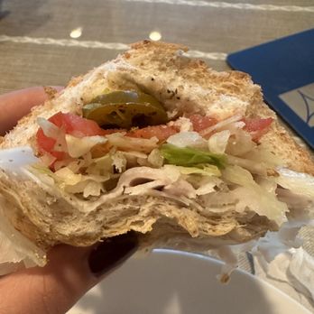 Jersey Mike's Subs - All bread with a sliver of turkey. - Sandwiches Near Me - Placentia, California Jersey Mike's Subs - All bread with a sliver of turkey. - Sandwiches Near Me - Placentia, California