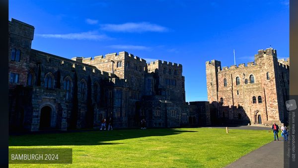 Bamburgh Castle by null
