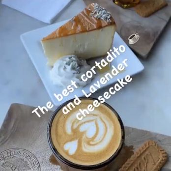 The Press Espresso - The best Cortadito and Lavender cheesecake. - Coffee & Tea Near Me - Temecula, California The Press Espresso - The best Cortadito and Lavender cheesecake. - Coffee & Tea Near Me - Temecula, California