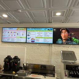 Menu board Menu board