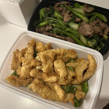 Hong Kong Garden - Salt and Pepper Squid and Beef w. Chinese Broccoli - Chinese Near Me - Somerset, New Jersey Hong Kong Garden - Salt and Pepper Squid and Beef w. Chinese Broccoli - Chinese Near Me - Somerset, New Jersey