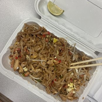Tarin Thai Cuisine - chicken Pad Thai with extra egg - Thai Near Me - Annapolis, Maryland Tarin Thai Cuisine - chicken Pad Thai with extra egg - Thai Near Me - Annapolis, Maryland
