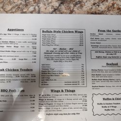 J R Crickets - Menu