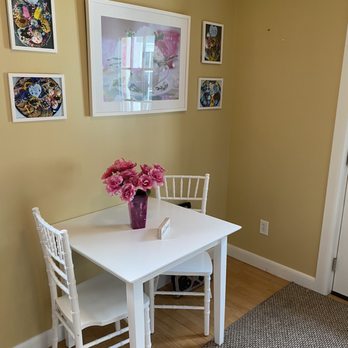 Val’s Cookies and Treats - Bistro table for enjoying treats - Bakeries Near Me - Webster, New York Val’s Cookies and Treats - Bistro table for enjoying treats - Bakeries Near Me - Webster, New York