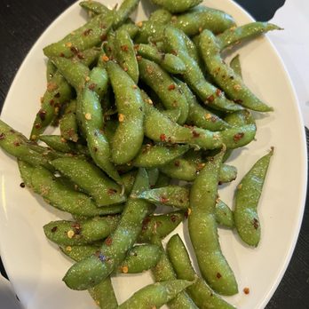 I Love Sushi - Spicy garlic edamame - Japanese Near Me - Ventura, California