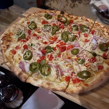 Alibi Room - Chicken & Jalapeno Pizza - New American Near Me - Seattle, Washington Alibi Room - Chicken & Jalapeno Pizza - New American Near Me - Seattle, Washington