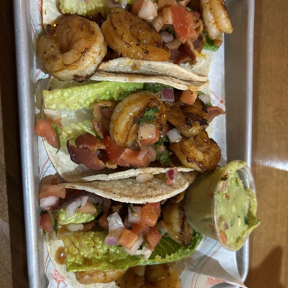 Shrimp BLT Tacos